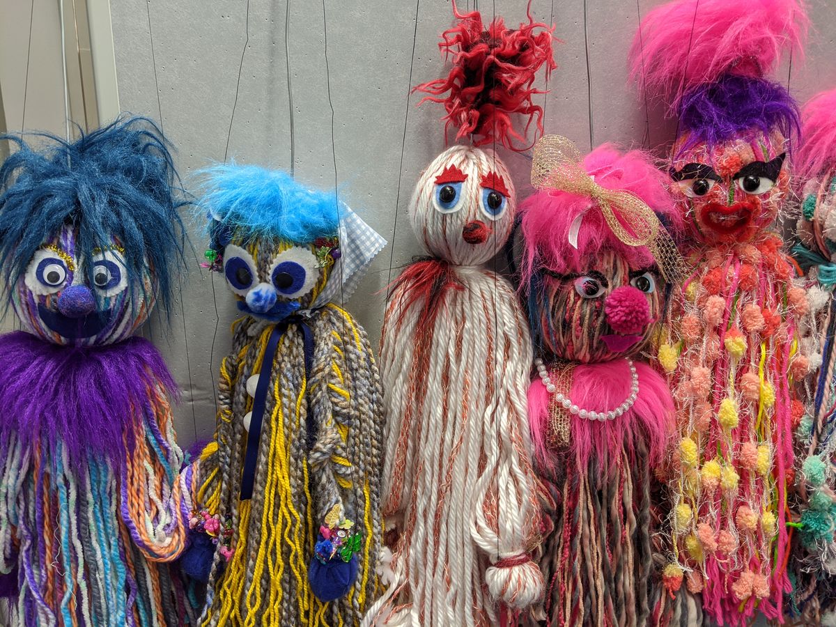 Dancing Puppets Mit Schülern eine einfache am Draht bauen